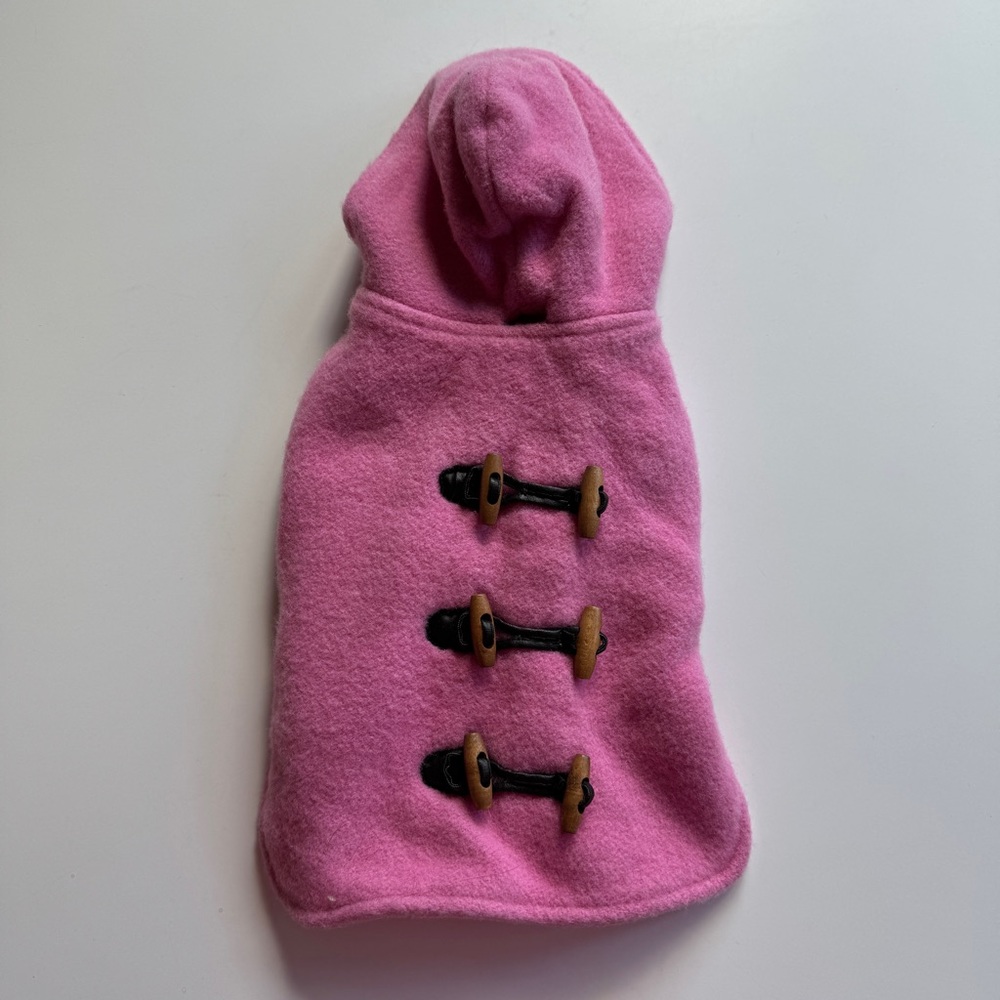 Canine Styles Size 10 pink wool excellent condition winter coat.